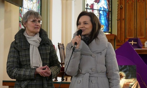 Anna Bisch i Katarzyna Czakon - liderki cieszyńskich Matek w Modlitwie "Miriam".