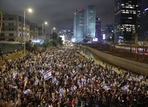 200 tys. osób protestowało w Tel Awiwie przeciwko reformie sądownictwa, 630 tys. w całym kraju