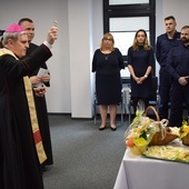 Przedświąteczne spotkanie w Komendzie Powiatowej Policji w Sandomierzu.