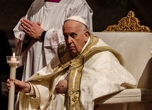 Franciszek podczas Wigilii Paschalnej