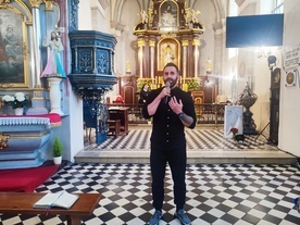 Grzegorz Czerwicki w kościele św. Mikołaja w Lublinie opowiedział o swoim życiu.