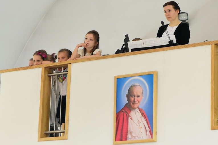 Wójtowo. Wprowadzenie relikwii św. Jana Pawła II