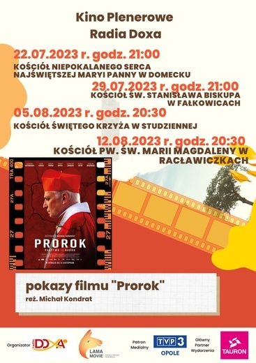 „Prorok” w kinie plenerowym radia „Doxa”