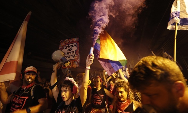Izrael: 200 tys. osób protestowało w całym kraju przeciwko reformie sądownictwa