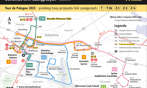 ZTM: Zmiany w kursowaniu autobusów i tramwajów w związku z Tour de Pologne