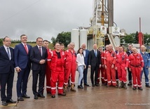 Szaflary. Prezydent wizytował budowę najgłębszego odwiertu geotermalnego na świecie