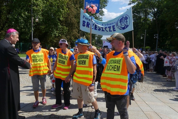 Powitanie 40. Oświęcimskiej Pieszej Pielgrzymki na Jasnej Górze - 2023