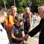 Wejście 43. Pieszej Pielgrzymki Krakowskiej na Jasną Górę