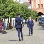 Błogosławieństwo sztandaru policji w Świdwinie