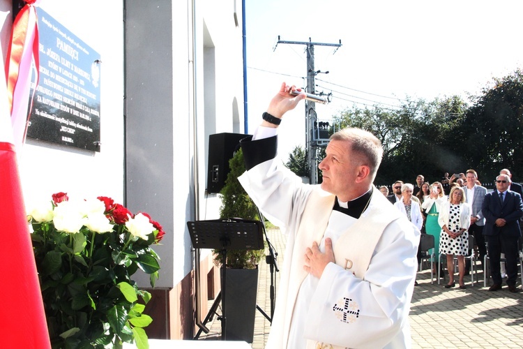 Pilzno. Odsłonięcie tablicy bł. Józefa Ulmy