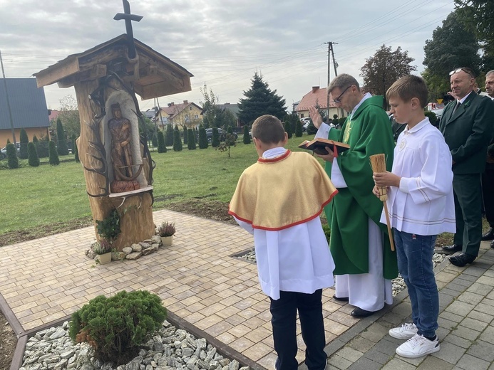 Poświęcenie kapliczki św. Huberta w Bojanowie