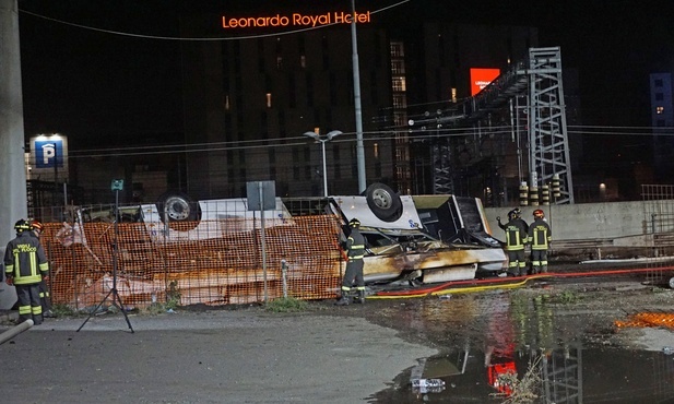 Co najmniej 21 ofiar katastrofy autobusu koło Wenecji