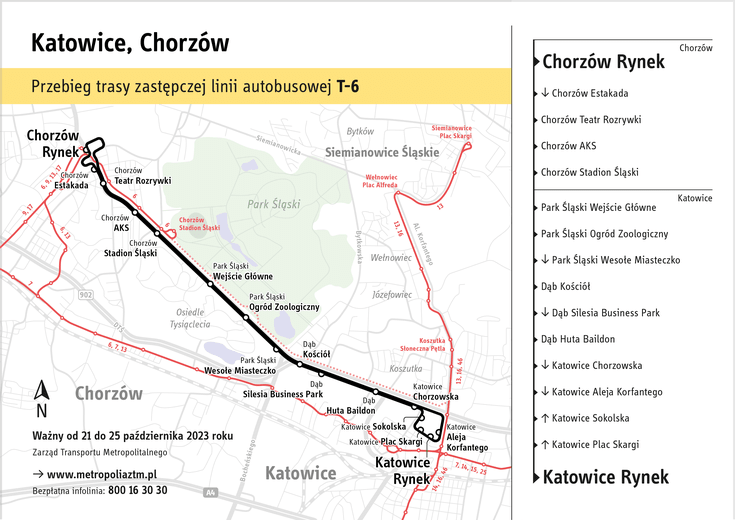 Region. Przerwa w ruchu tramwajów na trasie Katowice-Chorzów