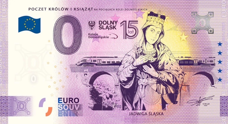 Pamiątkowy banknot z wizerunkiem św. Jadwigi Śląskiej