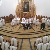 Msza św. dziękczynna w kaplicy WSD w Tarnowie.