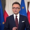 Pierwsze orędzie Hołowni: "Sejm ma przede wszystkim służyć tym Polakom, którzy na co dzień w nim nie bywają" 