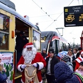 Region. Spotkaj Mikołaja na tramwajowym przystanku