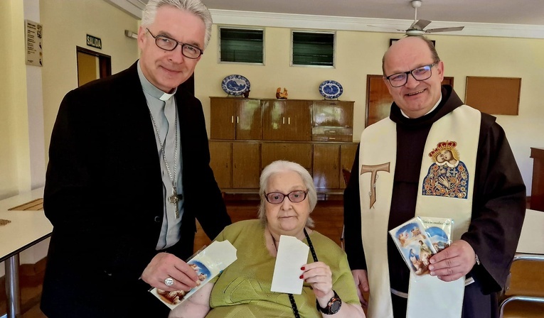 Górale w Argentynie przełamali się opłatkiem z siostrą papieża Franciszka