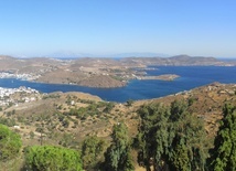 Panorama wyspy Patmos