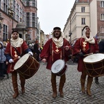 Trzej Królowie na ulicach Gdańska