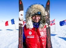 Mateusz Waligóra samotnie dotarł do bieguna południowego, jako czwarty Polak w historii