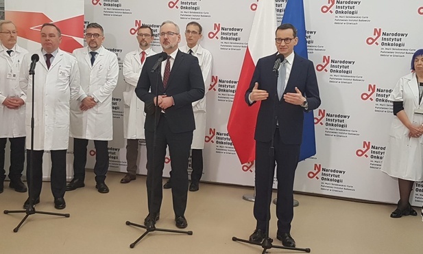 Gliwice. Premier i minister zdrowia ogłosili konkurs dla szpitali. Chodzi o leczenie nowotworów
