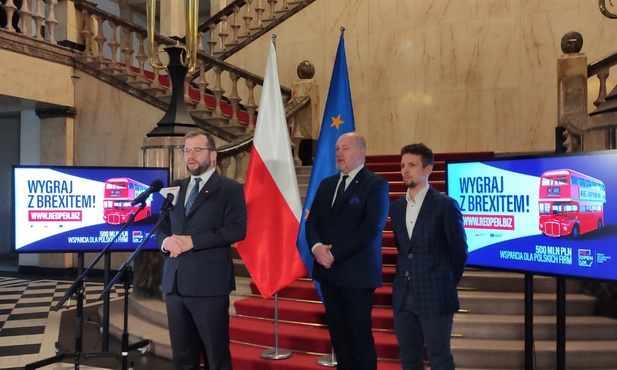 Katowice. Minister Grzegorz Puda: finansowa pomoc dla przedsiębiorców dotkniętych Brexitem