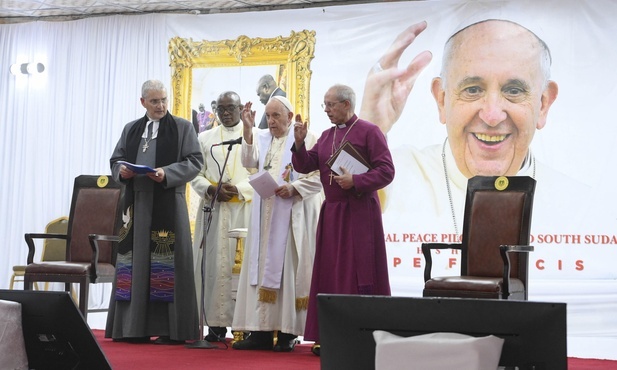 Papież do przesiedleńców: jesteście zalążkiem nowego Sudanu Płd.