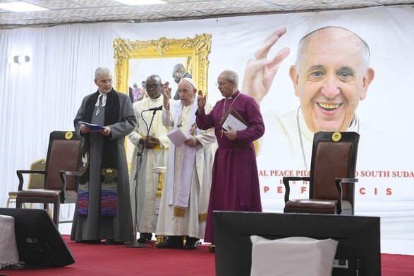 Papież do przesiedleńców: jesteście zalążkiem nowego Sudanu Płd.