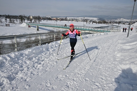 Na nartach wokół lotniska