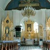 	Ołtarz główny krężnickiego kościoła.