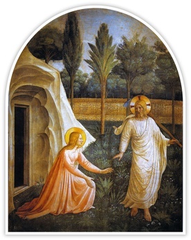 Guido di Pietro da Mugello, zwany Fra Angelico
Noli me tangere 
fresk, 1438–1450
Klasztor San Marco, Florencja