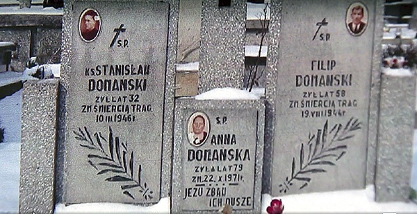 ▲	Miejsce spoczynku bohatera na cmentarzu parafialnym w Strzyżowicach.