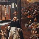 Błogosławiony Czesław na obrazie Tomasza Jana Muszyńskiego z 1665 roku, znajdującym się w klasztorze dominikanów w Lublinie.