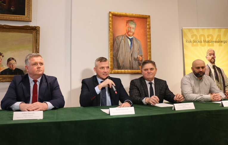 W konferencji udział wzięli: (od lewej) Adam Duszyk, Rafał Rajkowski, Leszek Ruszczyk i Damian Jendrzejczyk.