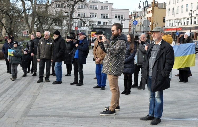 Wiec solidarności z walczącą Ukrainą 