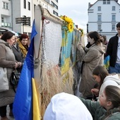 Wiec solidarności z walczącą Ukrainą 