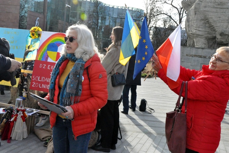 Wiec solidarności z walczącą Ukrainą 