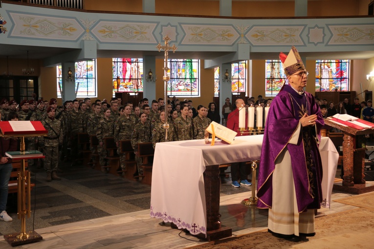 Mszy św. w intencji żołnierzy wyklętych przewodniczył biskup Piotr Libera.