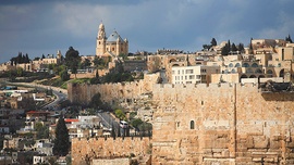 Panorama Jerozolimy z Góry Oliwnej.