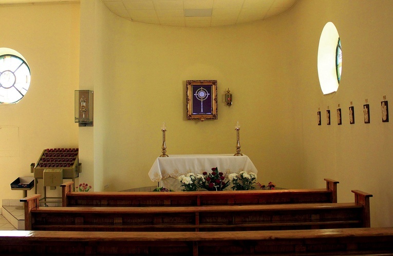 Kaplica w parafii Chrystusa Króla w Gliwicach.