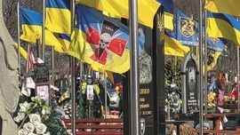Cmentarz ukraińskich żołnierzy w Browarach.