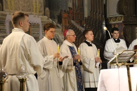 Liturgii w katedrze przewodniczył biskup Piotr Libera.