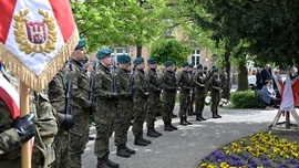 Uroczystościom towarzyszyła Kompania Honorowa Garnizonu Wrocław.