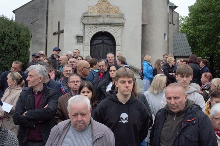 Protest mieszkańców Szymiszowa