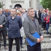 Protest mieszkańców Szymiszowa