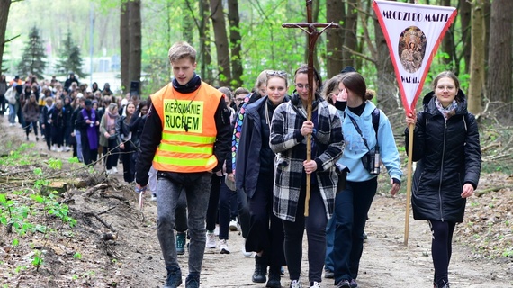 Pielgrzymka maturzystów do Gietrzwałdu