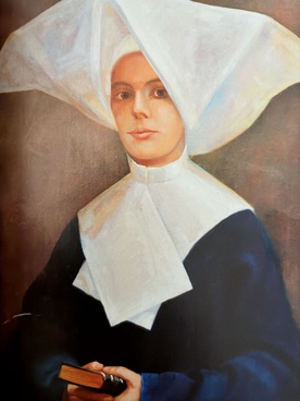 Portret sługi Bożej Barbary Samulowskiej.