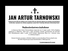 Pogrzeb Jana Artura Tarnowskiego