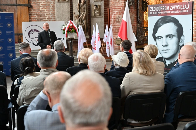 Uroczystości 40. rocznicy śmierci bł. Jerzego Popiełuszki w bazylice św. Brygidy